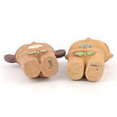 Lisa Larson (Adam & Eva 1972) Boy and Girl Figurines (Small) 11 cm (5)