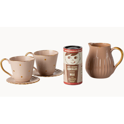 MAILEG HOT CHOCOLATE SET/VARM CHOKLAD SET MINI - 2