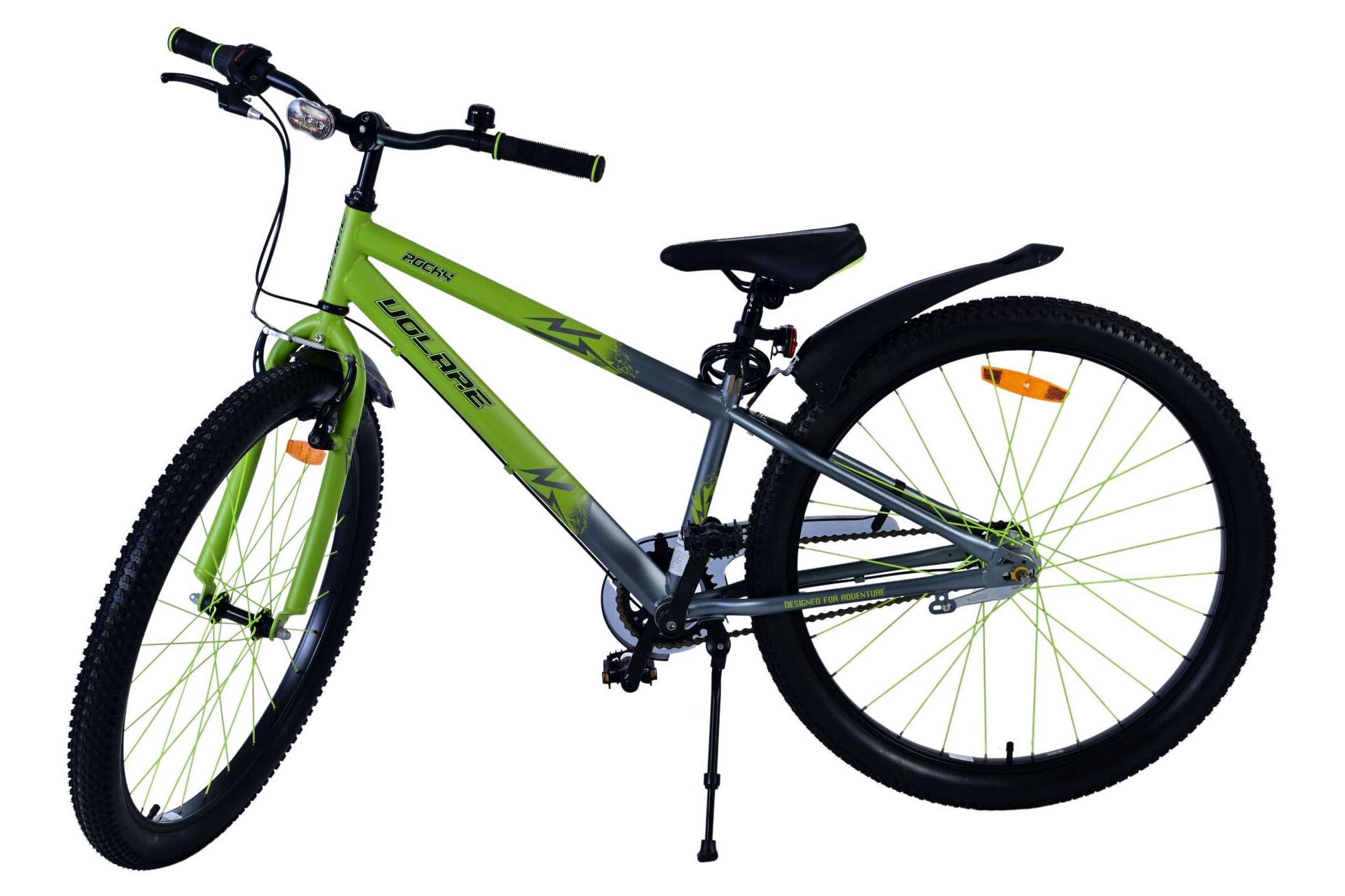 Barncykel Volare Rocky 26 Tum - 3 Växlar Grön för barn 9-12 år - 9