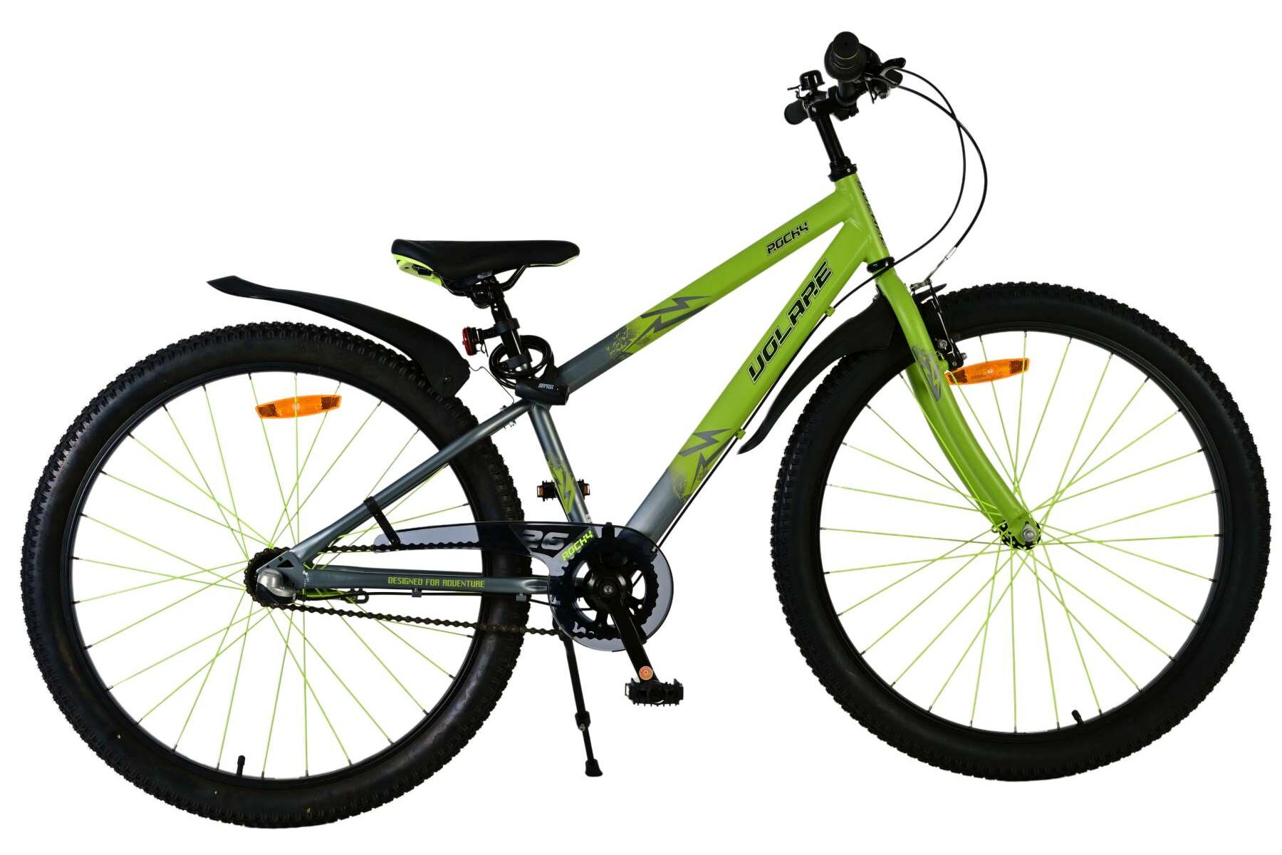 Barncykel Volare Rocky 26 Tum - 3 Växlar Grön för barn 9-12 år - 11
