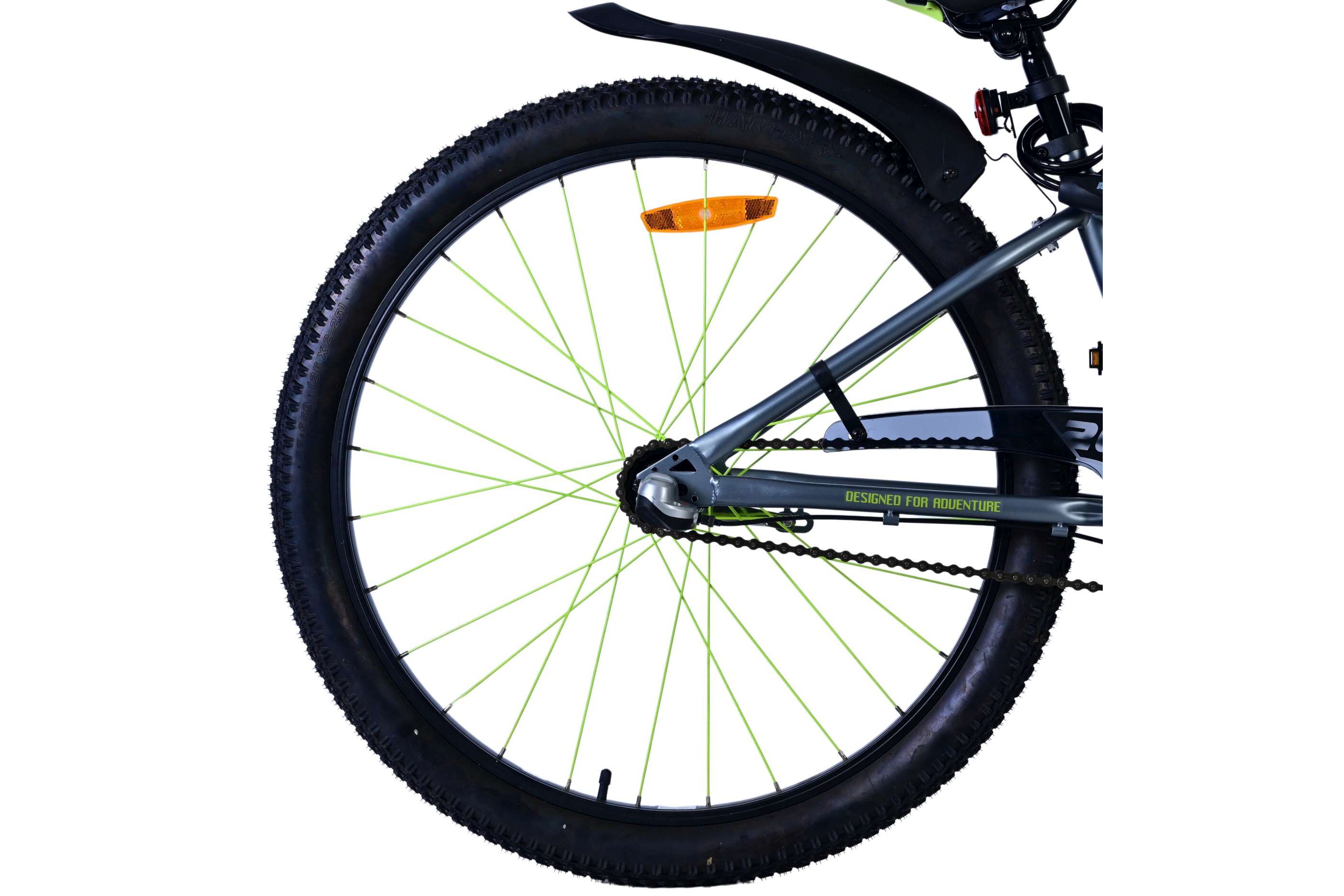 Barncykel Volare Rocky 26 Tum - 3 Växlar Grön för barn 9-12 år - 2