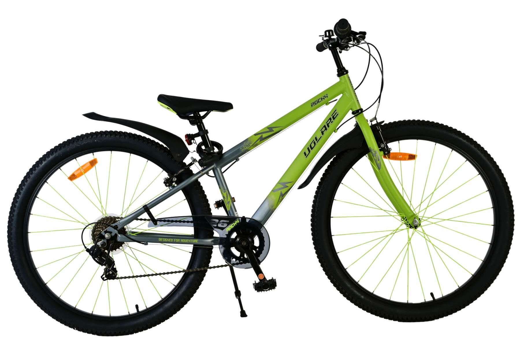 Barncykel Volare Rocky 26 Tum - 7 Växlar Grön för barn 9-12 år - 11