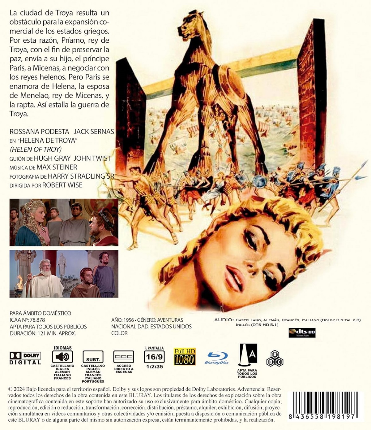Helen of Troy (ej svensk text) (Blu-ray) - 2