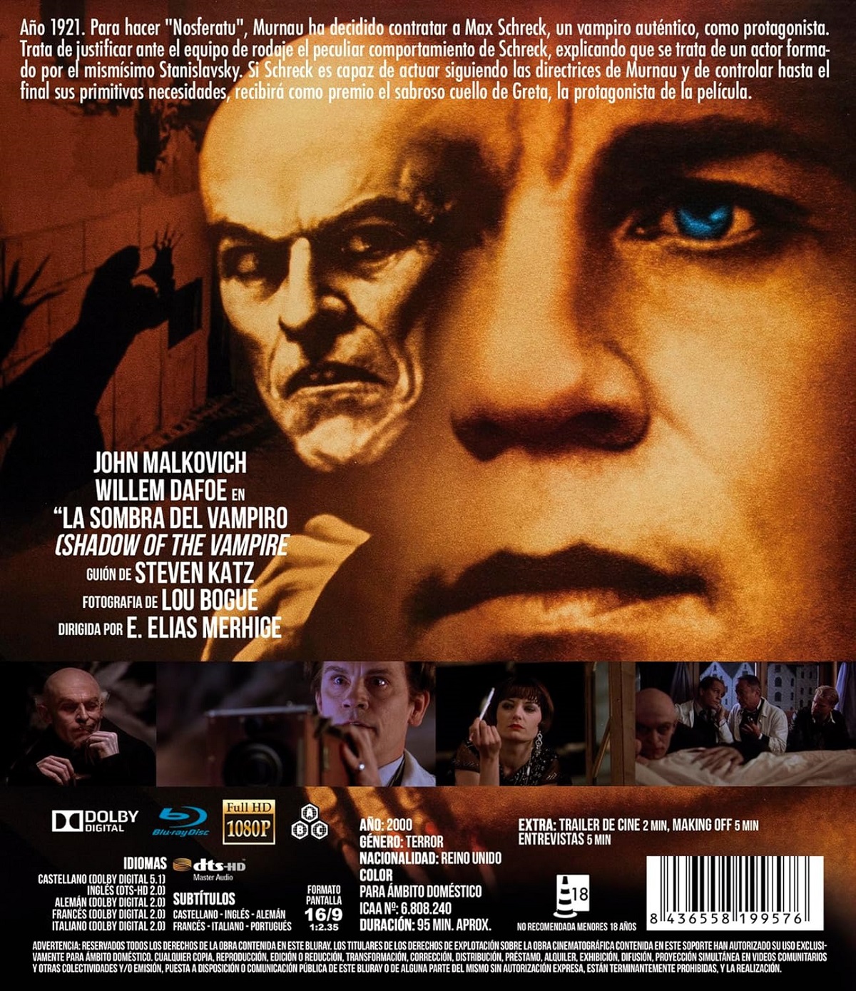 Shadow of the Vampire (ej svensk text) (Blu-ray) - 2