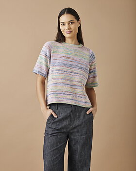 Oversize T-shirt i Maja Color & Leonora 891358 PDF