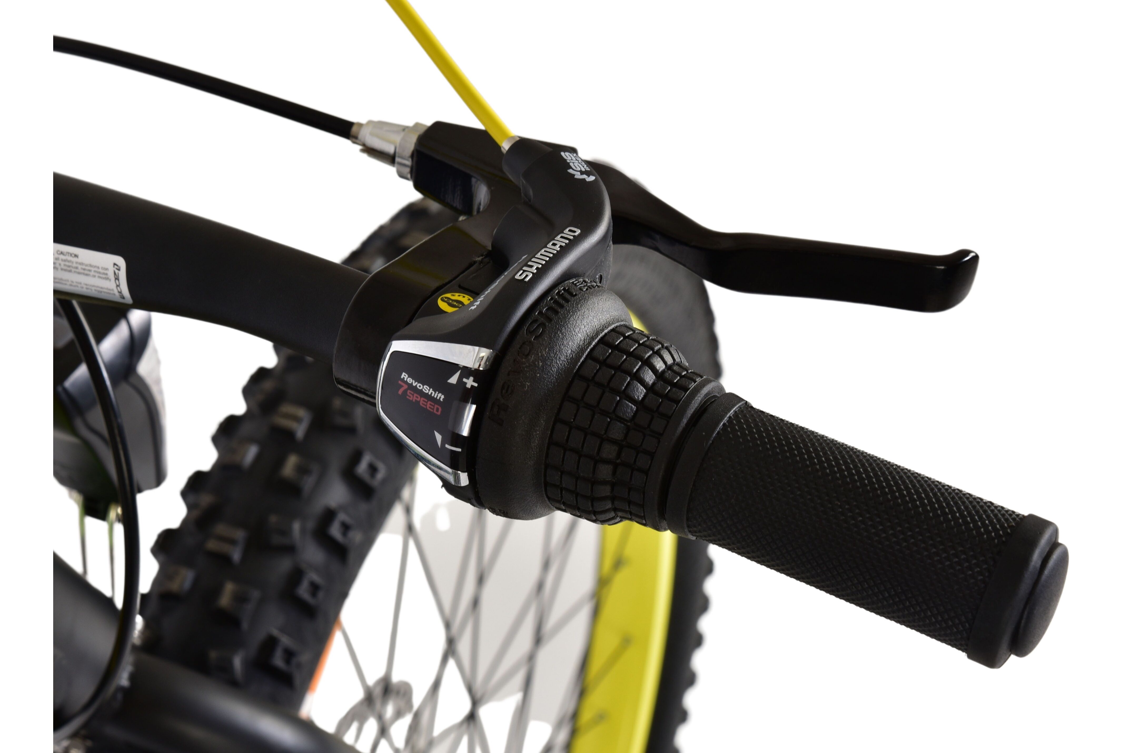 Barncykel Volare Gradient 26 tum – 7 växlar Svart/Gul/Grön för barn 9–12 år - 10