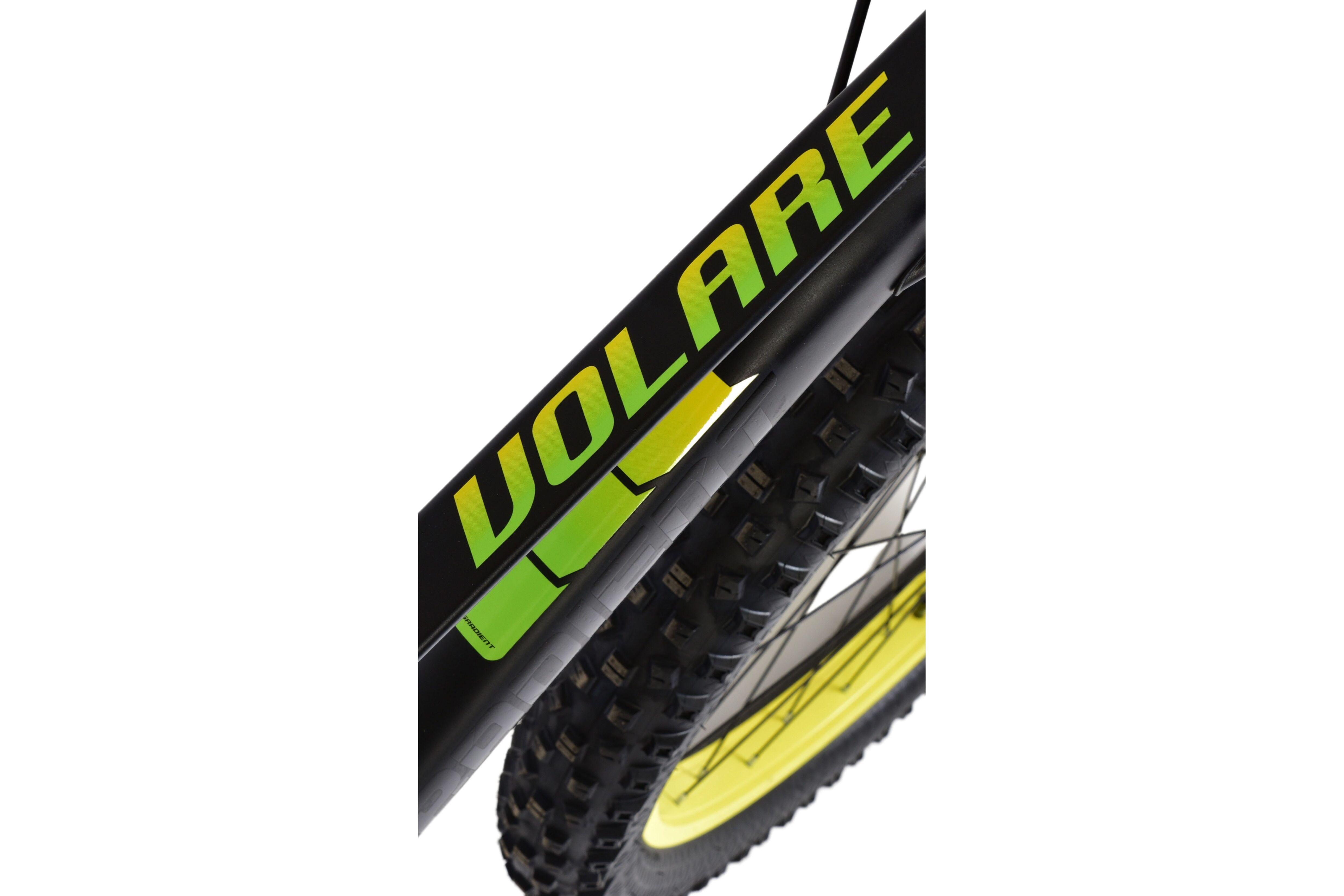 Barncykel Volare Gradient 26 tum – 7 växlar Svart/Gul/Grön för barn 9–12 år - 9