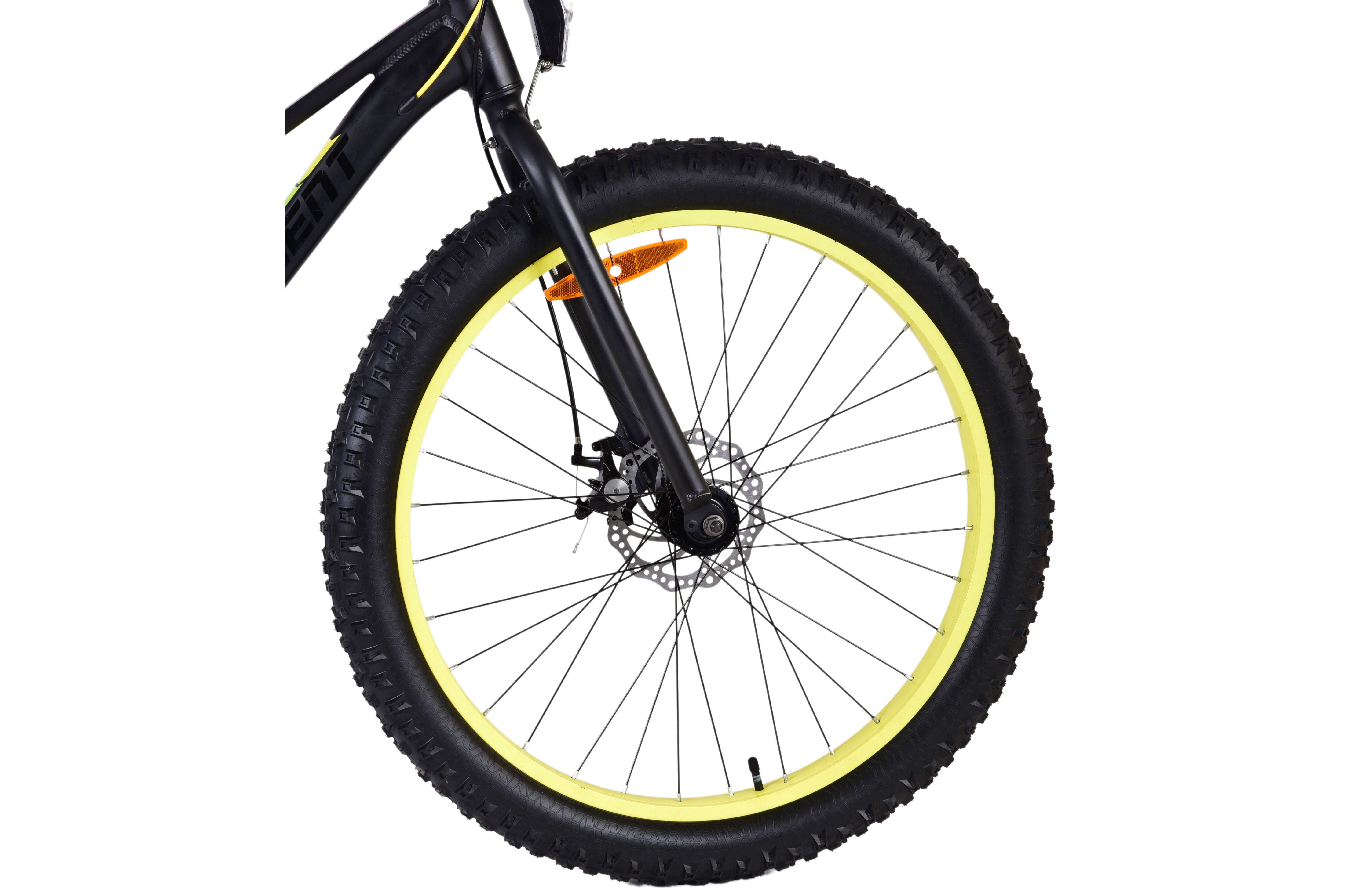 Barncykel Volare Gradient 26 tum – 7 växlar Svart/Gul/Grön för barn 9–12 år - 4