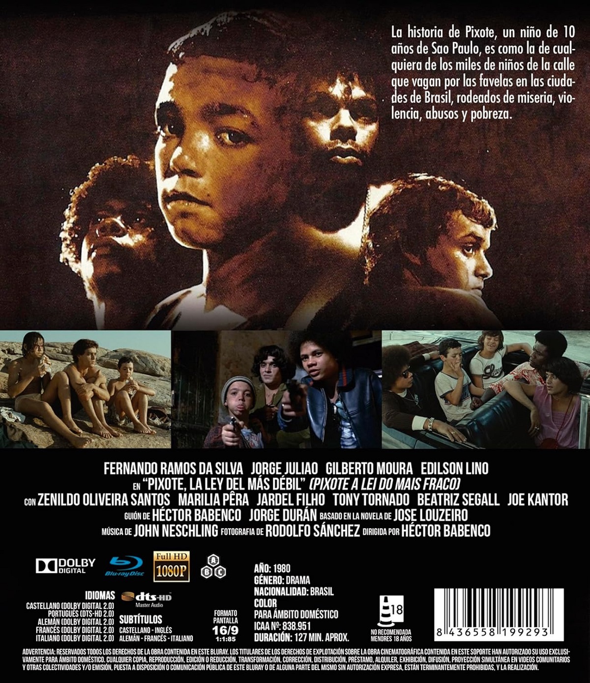 Pixote (ej svensk text) (Blu-ray) - 2