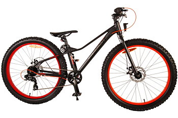 Barncykel Volare Gradient 26 tum – 7 växlar Svart/Orange för barn 9–12 år