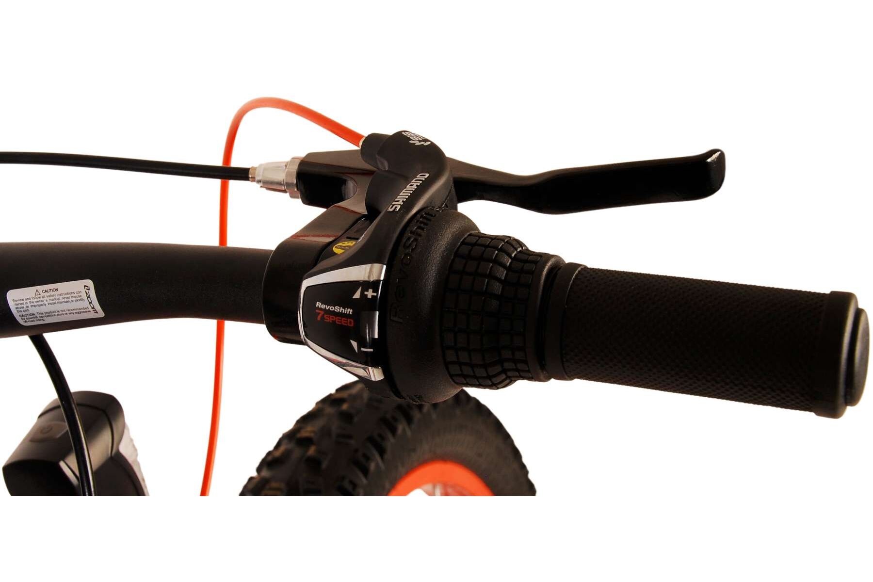 Barncykel Volare Gradient 26 tum – 7 växlar Svart/Orange för barn 9–12 år - 9