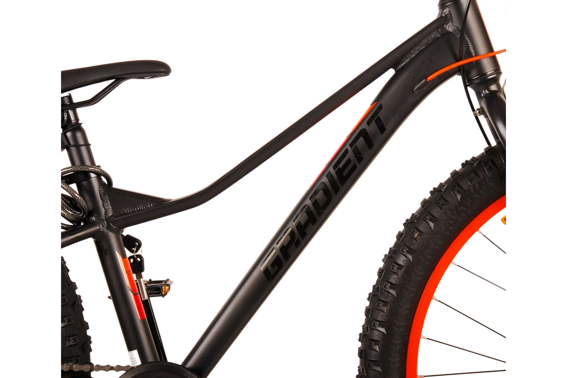 Barncykel Volare Gradient 26 tum – 7 växlar Svart/Orange för barn 9–12 år - 6