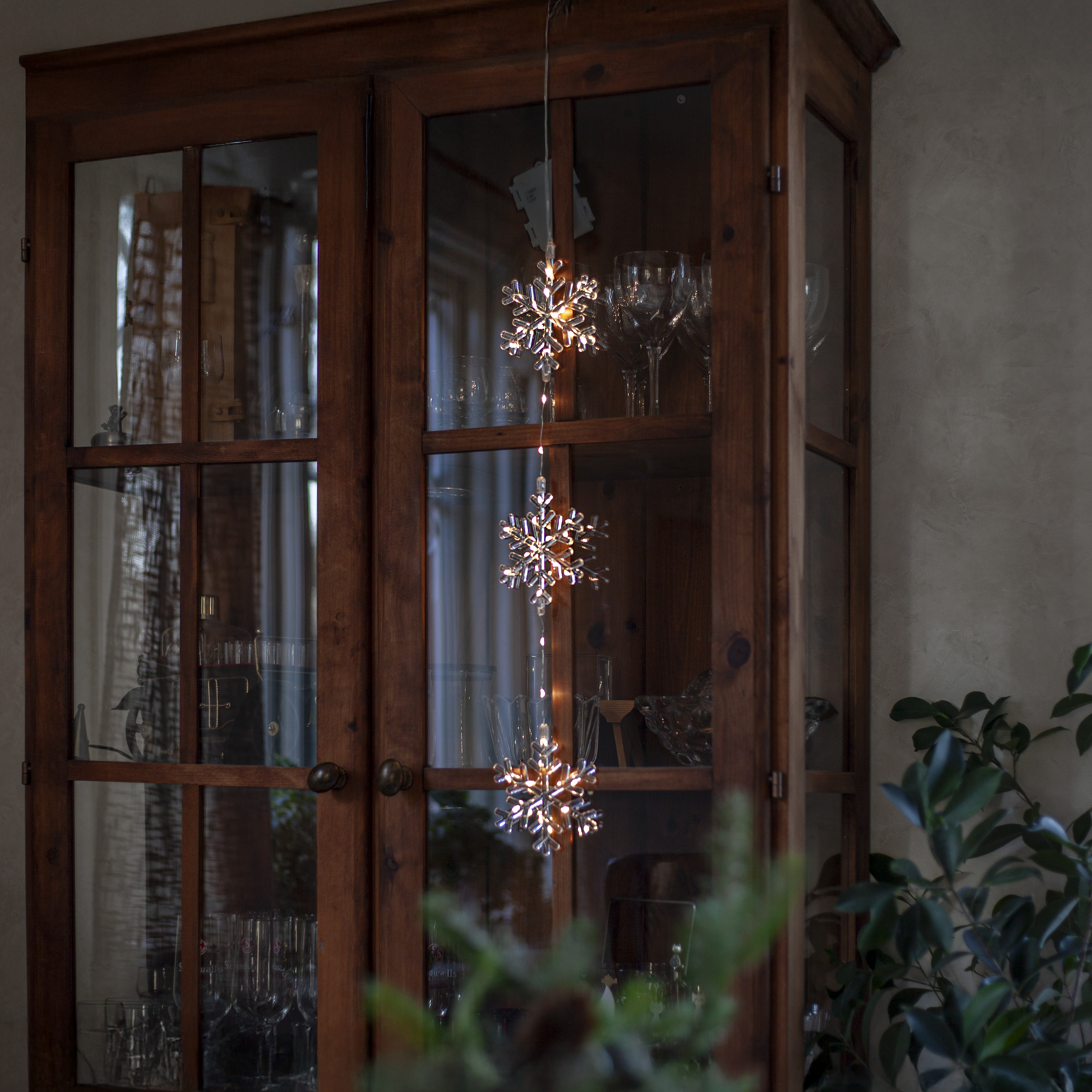 Outdoor decoration - String lights - Snowflake - 58x11.5 cm