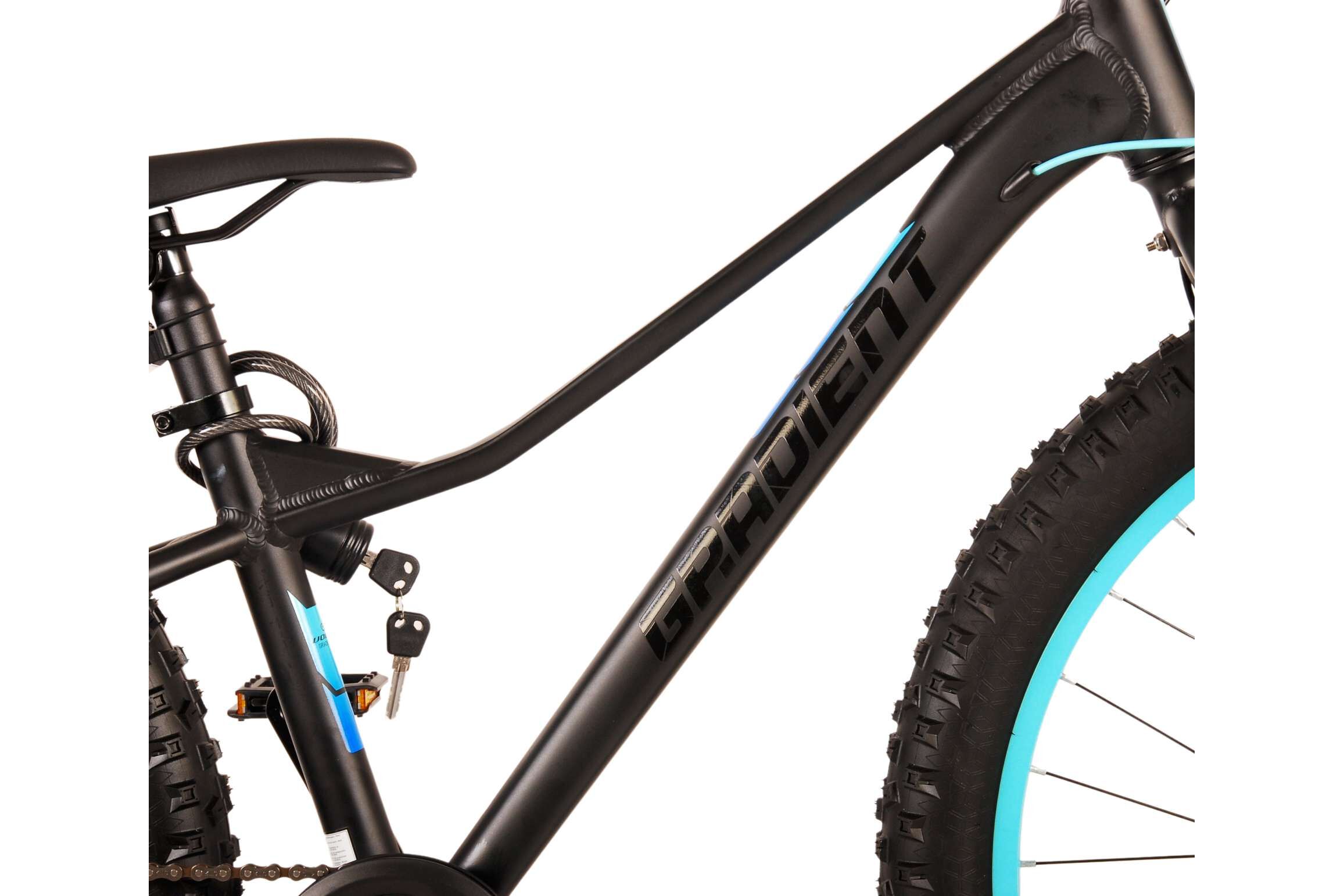 Barncykel Volare Gradient 26 tum – 7 växlar Svart/Blå för barn 9–12 år - 12