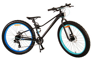Barncykel Volare Gradient 26 tum – 7 växlar Svart/Blå för barn 9–12 år