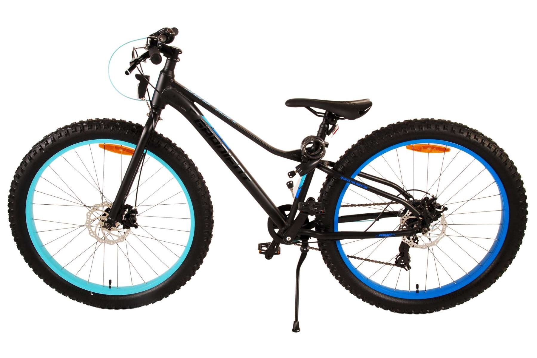 Barncykel Volare Gradient 26 tum – 7 växlar Svart/Blå för barn 9–12 år - 4