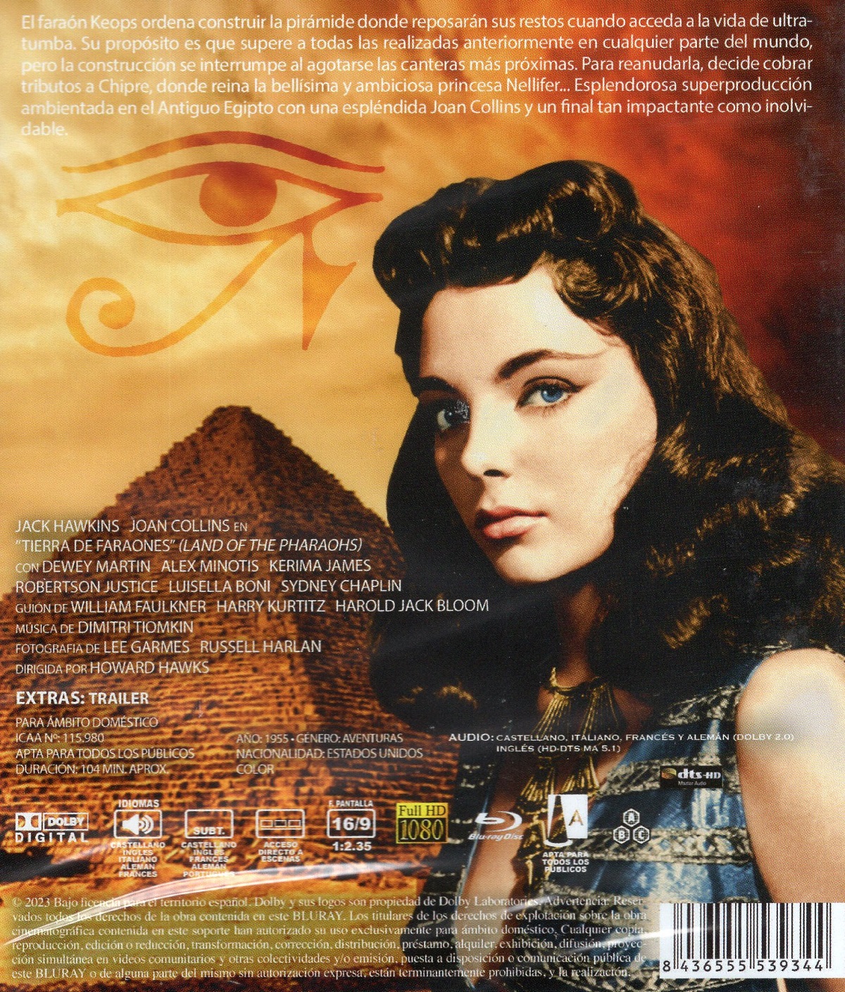 Land of the Pharaohs (ej svensk text) (Blu-ray) - 2