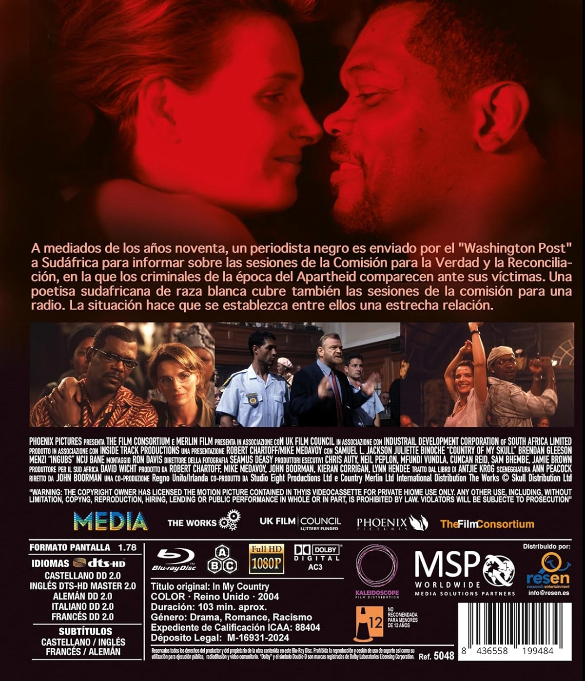 In My Country (ej svensk text) (Blu-ray) - 2