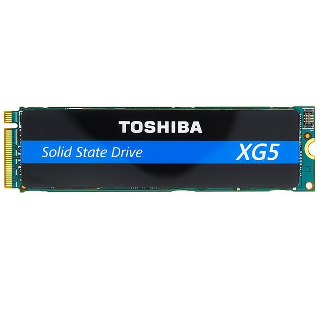 Begagnad 512GB Toshiba XG5 SSD M2 2280 NVMe PCIe Gen3 x4 SED KXG5AZNV512G