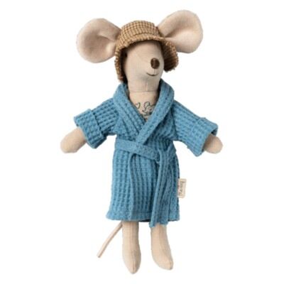 MAILEG BADROCK/BATHROBE MOUSE - 2