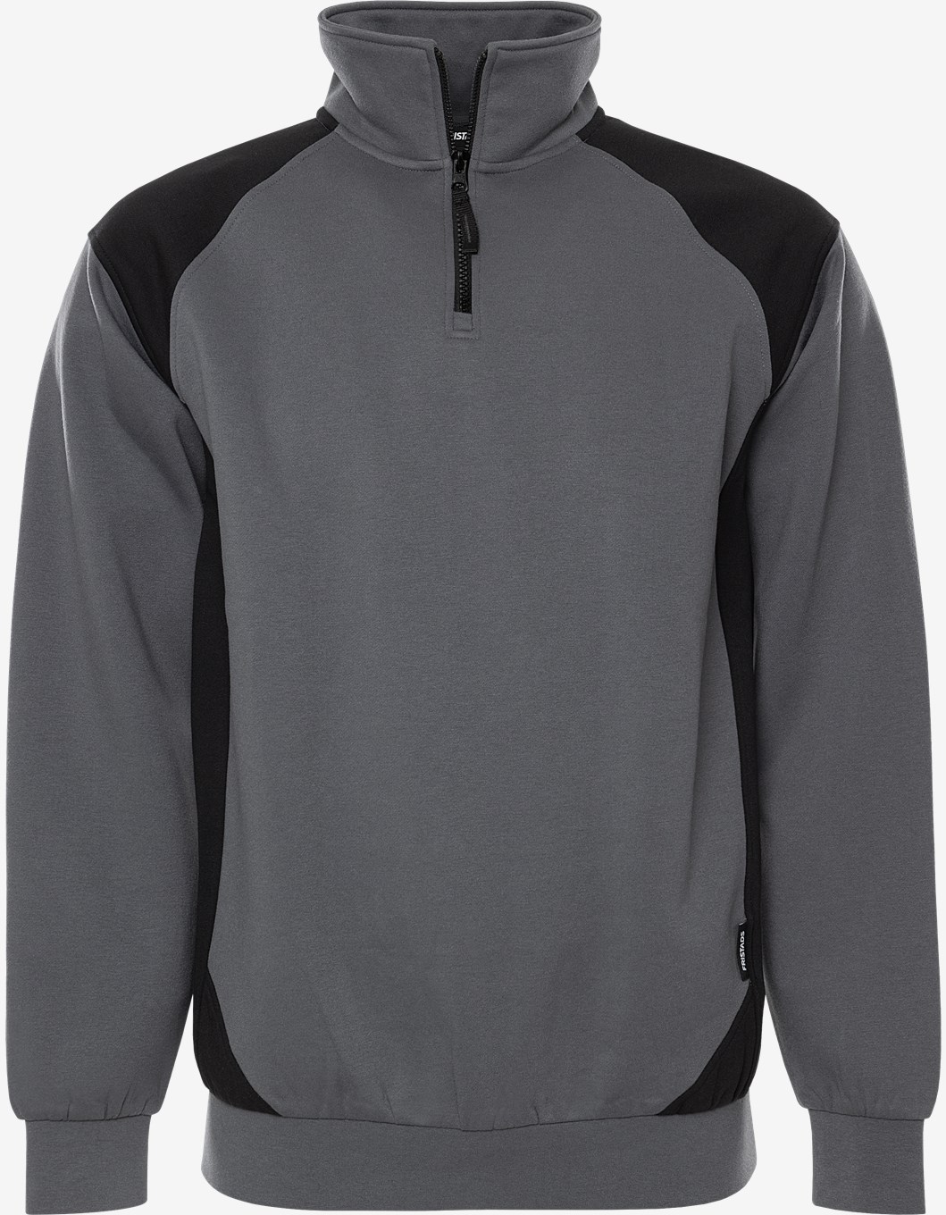 Fristads Green sweatshirt med kort dragkedja 7048 GSM