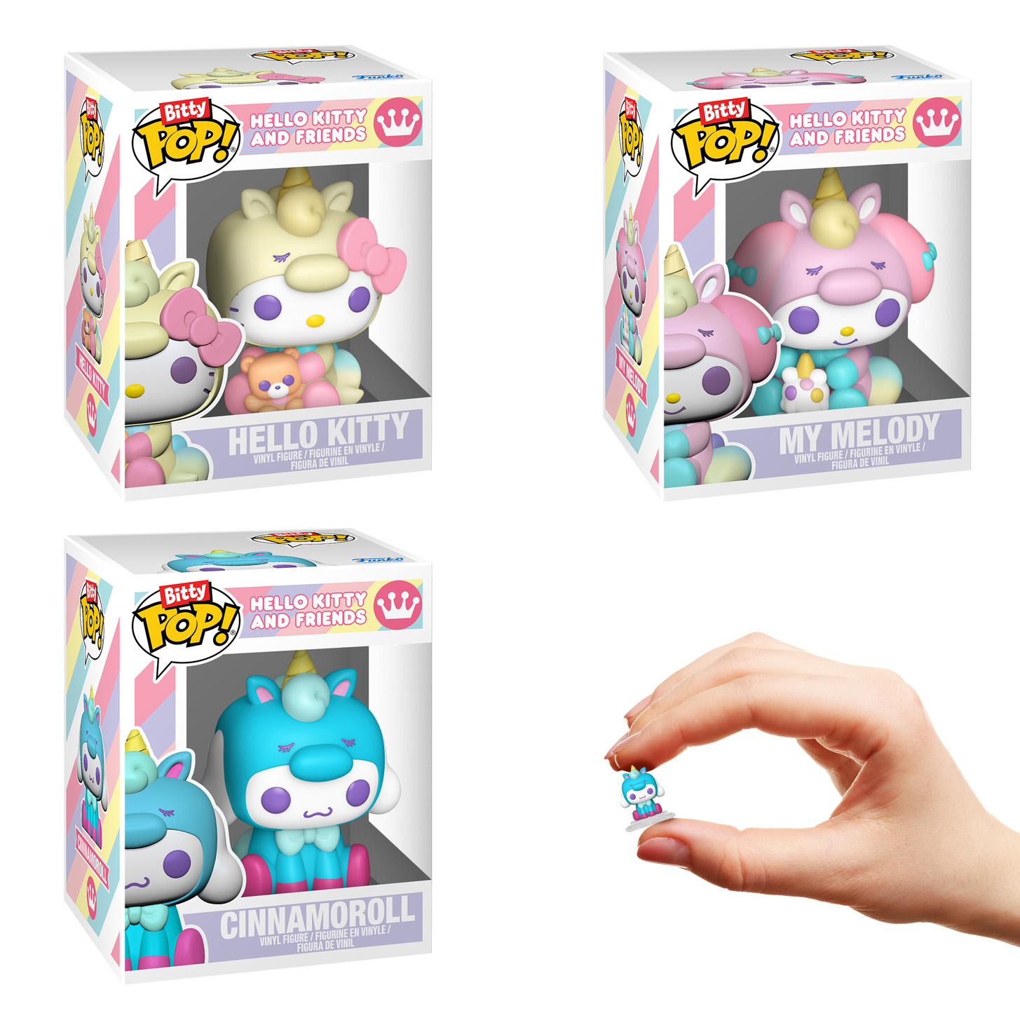 Funko Bitty Pop! Hello Kitty and Friends Blind Bag - Mini Vinyl Figurer - 9