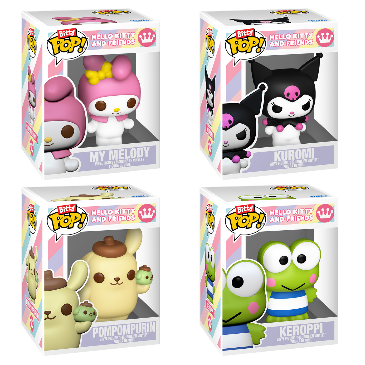 Funko Bitty Pop! Hello Kitty and Friends Blind Bag - Mini Vinyl Figurer - 8