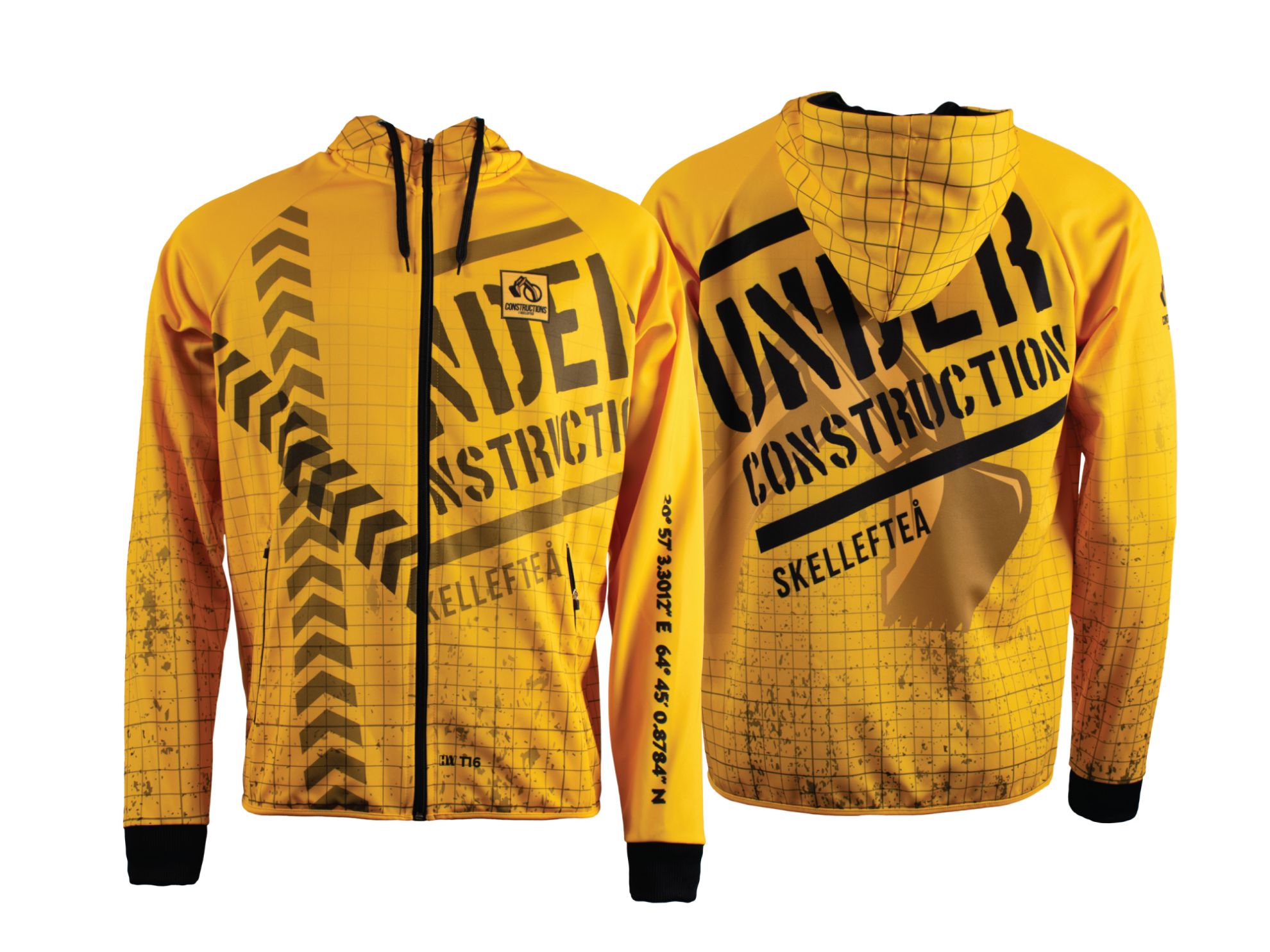 Sublimerad Huvtröja med Dragkedja – Custom Hoodie | Offert - 2