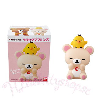 Rilakkuma Bandai Shokugan Friends Mini Figur - Korilakkuma & Kiiroitori