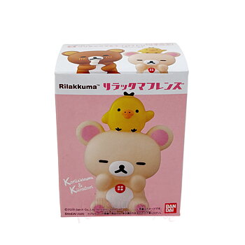 Rilakkuma Bandai Shokugan Friends Mini Figur - Korilakkuma & Kiiroitori