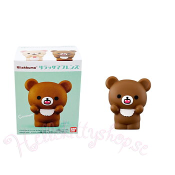 Rilakkuma Bandai Shokugan Friends Mini Figur - Chairoikoguma