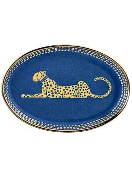 ORTIGIA Dish Spotty Ceramic Blue