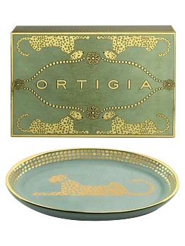 ORTIGIA Dish Spotty Ceramic Green