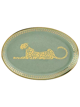 ORTIGIA Dish Spotty Ceramic Green