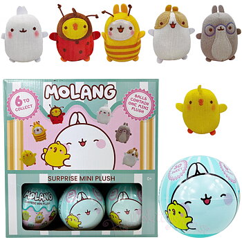Molang Capsule Surprise med Gosedjur 9 cm