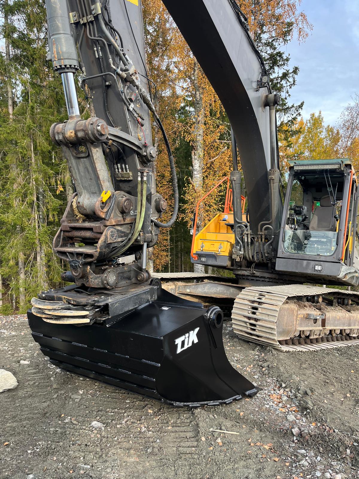 Planeringsskopa grävmaskin 700 liter , 160 cm. S60, SMP2, B20 - 3