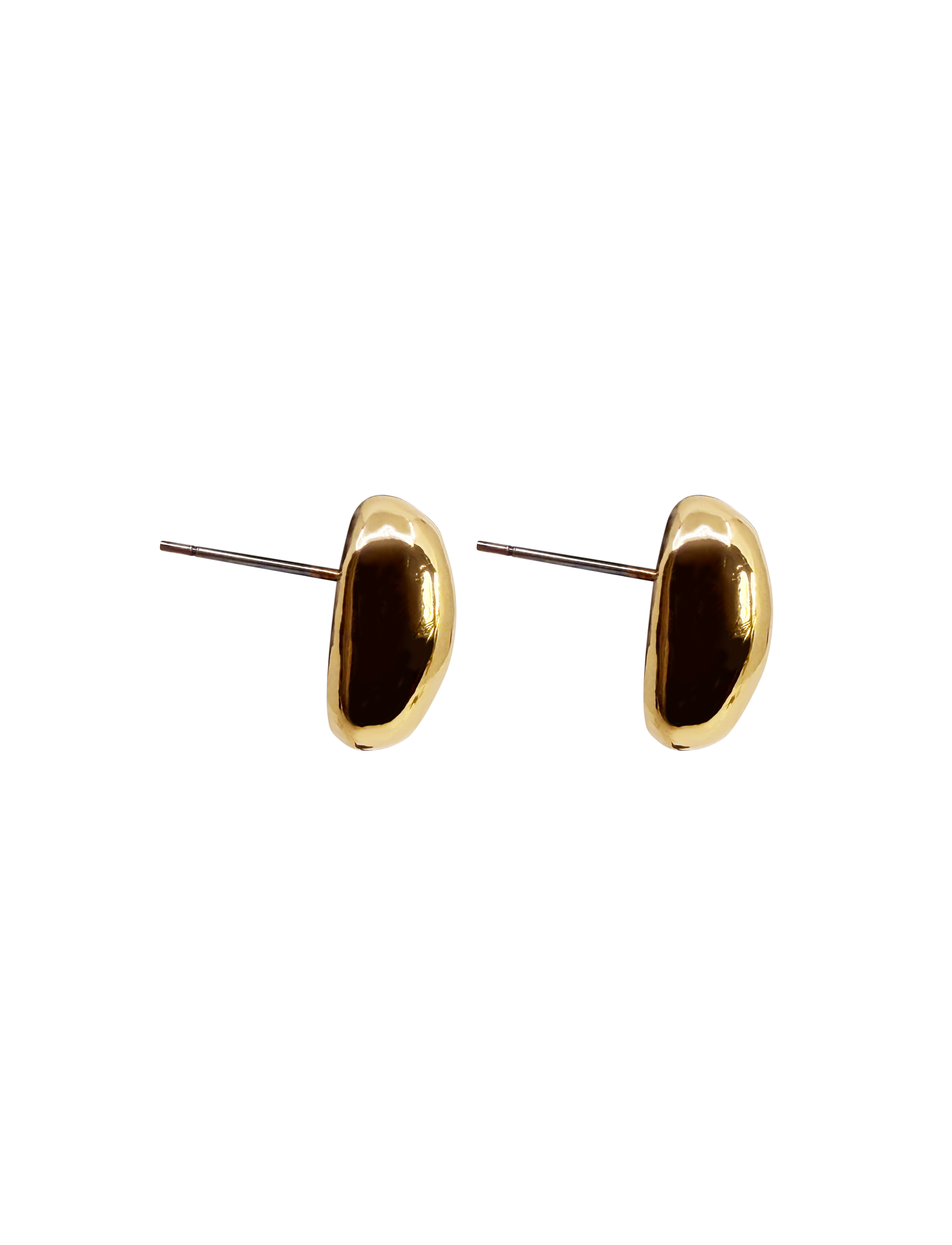 SHELLY STUD EAR GOLD