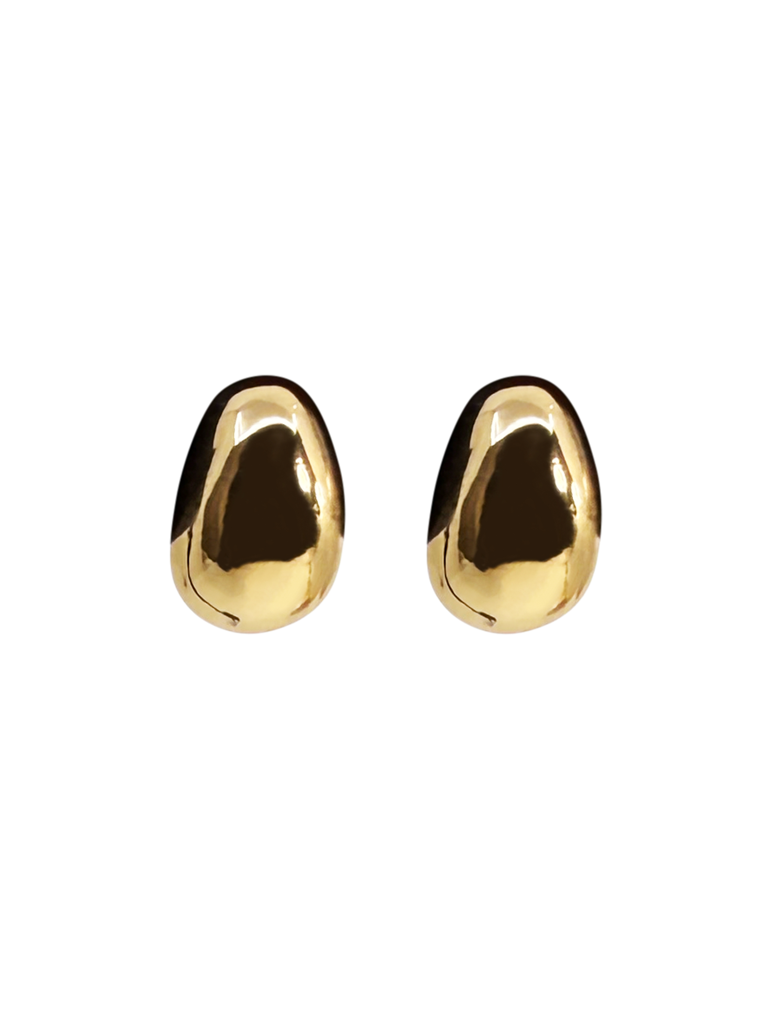 SHELLY STUD EAR GOLD