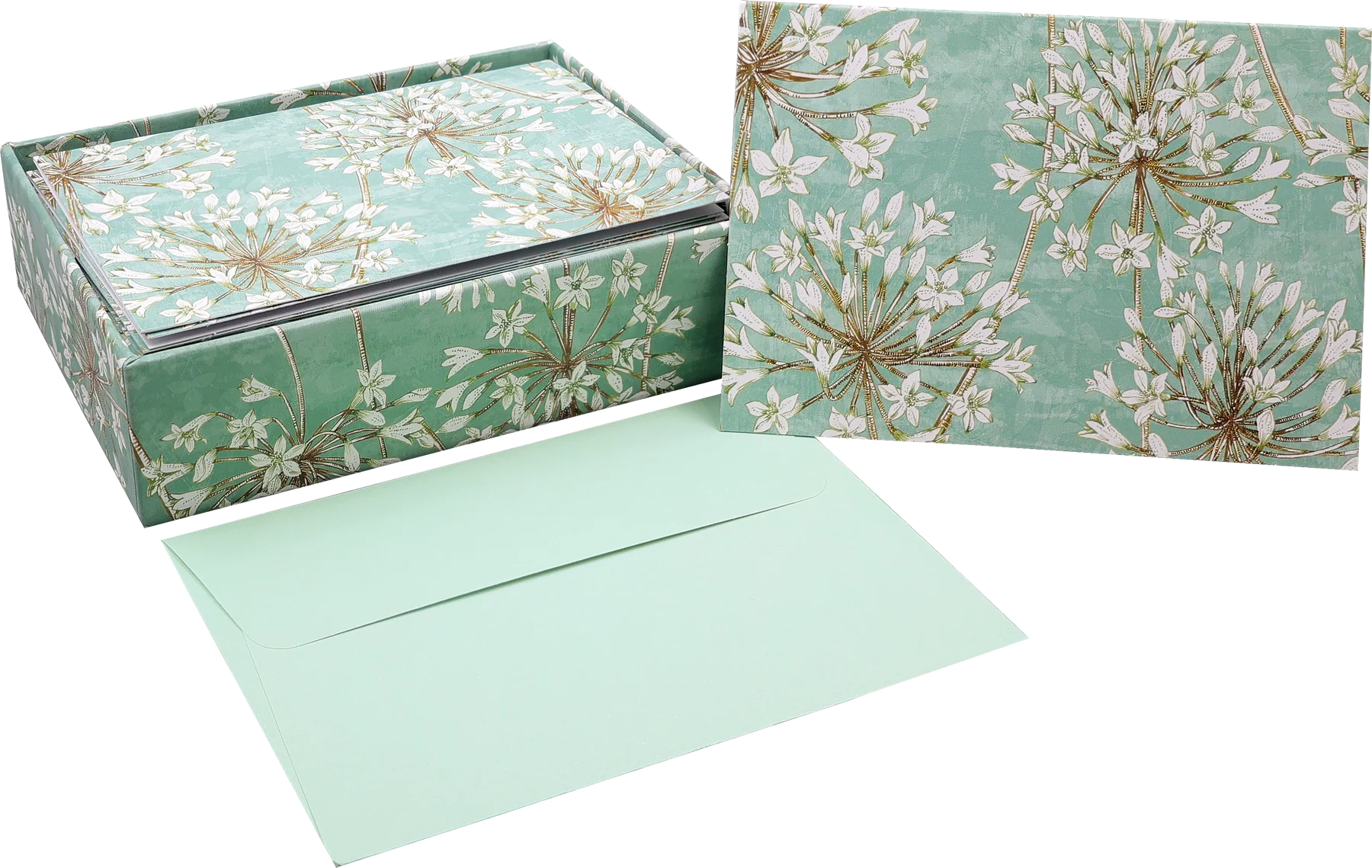 Allium Blossoms Note Cards - 2