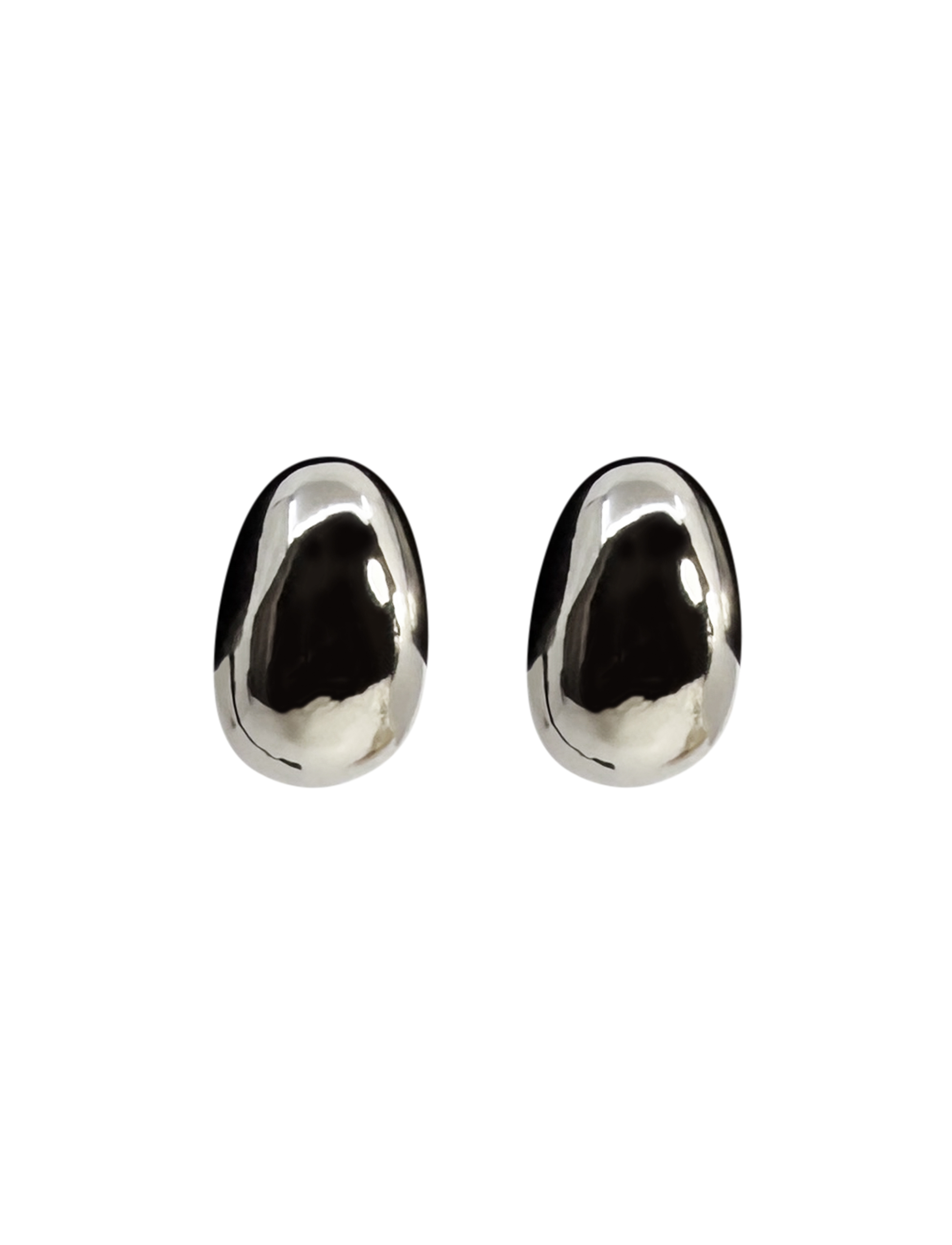 SHELLY STUD EAR SILVER