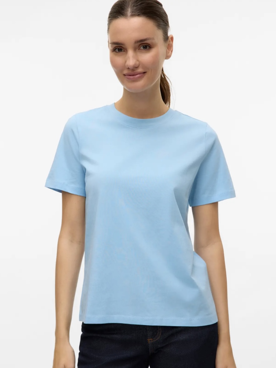 Vero Moda - Paulina Tshirt Blå. - 2
