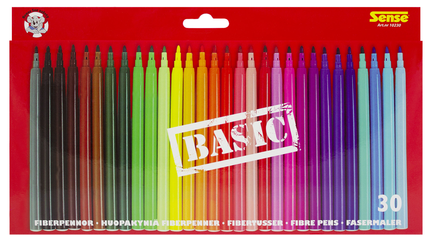 Fiberpennor Basic 30-Pack