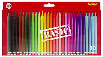 Fiberpennor Basic 30-Pack