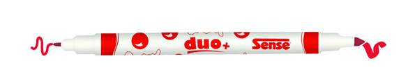 Fiberpennor Dubbelspets 24-Pack - 3