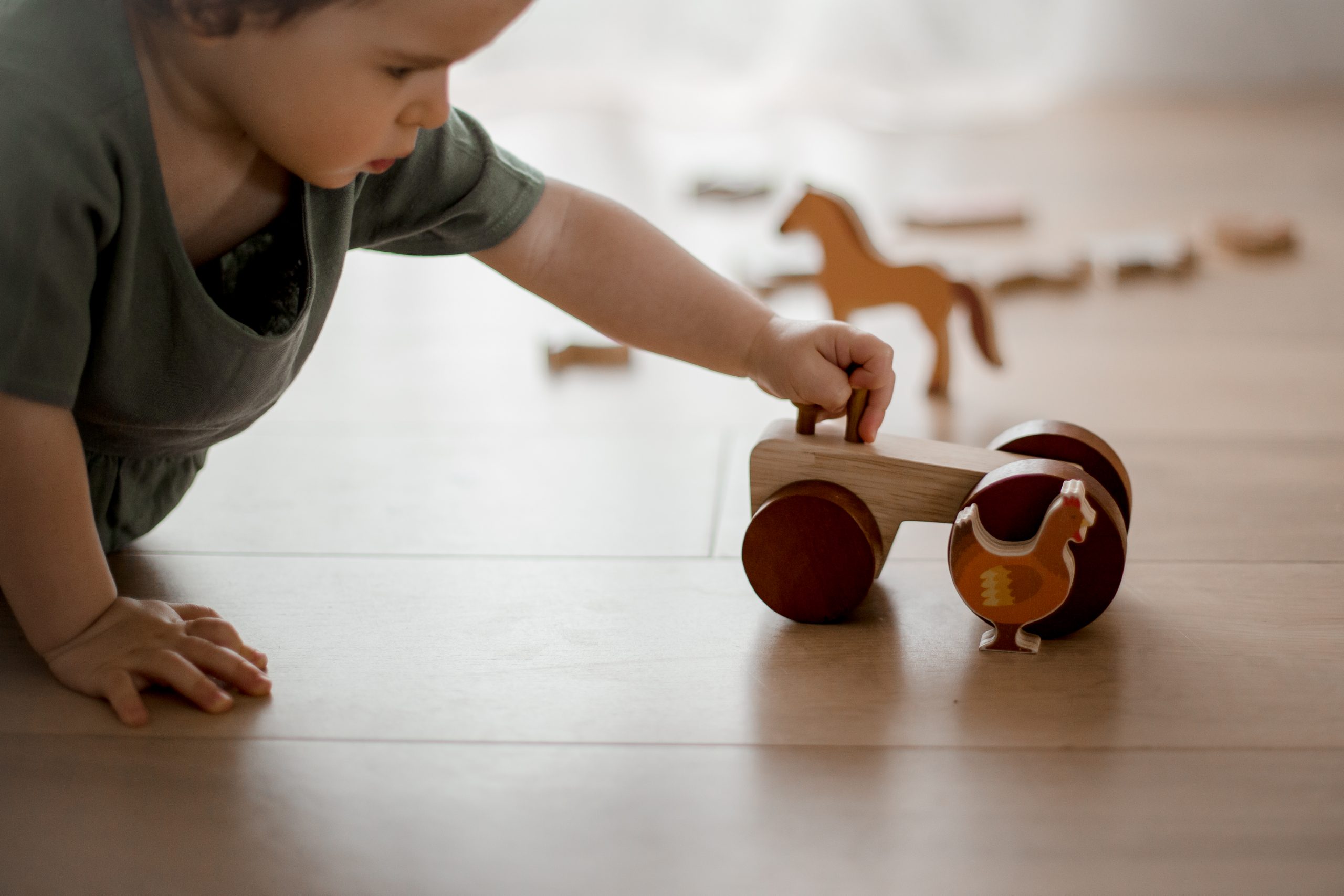 Q-TOYS FARM ANIMALS & TRACTOR SET/BONDGÅRDSDJUR & TRAKTOR  - 3