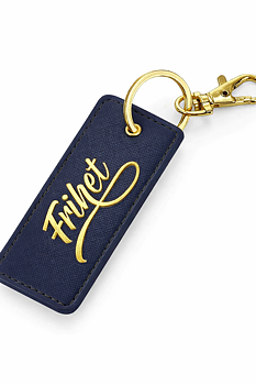 Väskdekoration/Nyckelring Frihet -  Key Clip Navy - Moderaterna