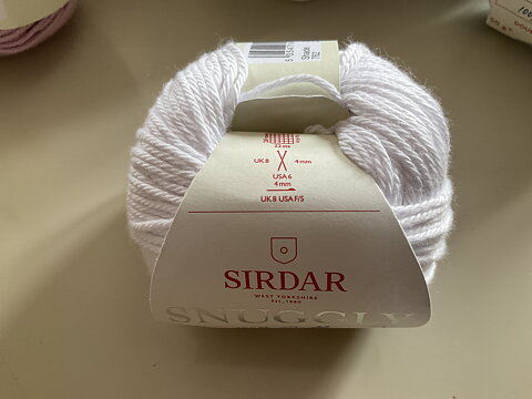 Sirdar snuggly 100% cotton