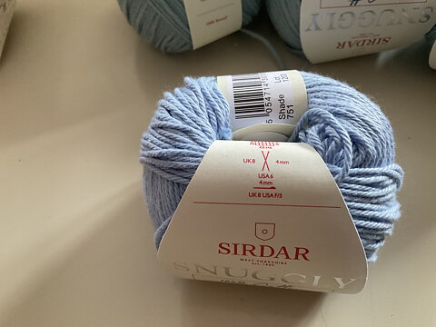 Sirdar snuggly 100% cotton