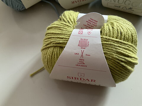 Sirdar snuggly 100% cotton