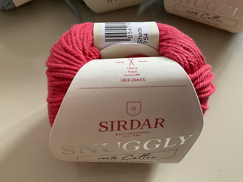 Sirdar snuggly 100% cotton